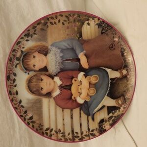 The Bradford Exchange "Sisters Are Blossoms" collectors plate